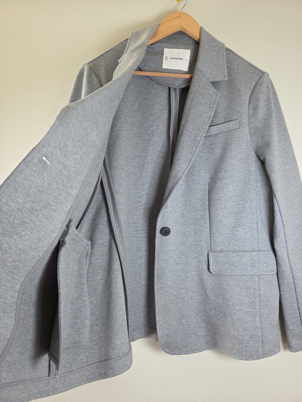 Everlane The Dream Blazer XL Gray Cotton Professional Casual Office Jacket - Picture 7 of 16